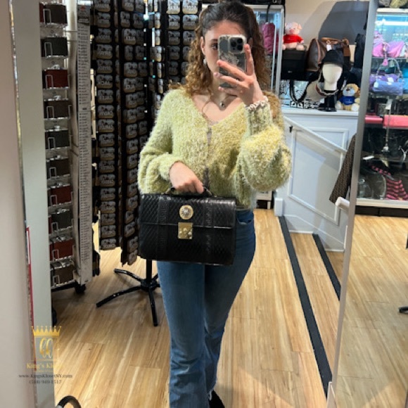 Versace top handle sunburst bag - Picture 16 of 16